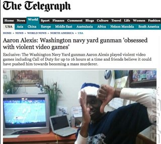 Video Games "Link" to Washington Gunman