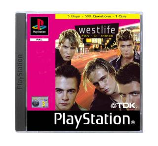 Westlife Fan-o-Mania for PlayStation and PC as girlie gamers get to grips with Celtic pop quiz