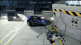 Oof! Still from Pseudo Interactive's Crash Test demo