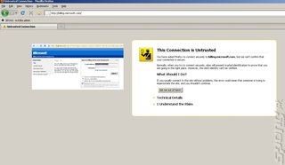 Firefox warning with Google Chrome, "It's all good" inset on left.