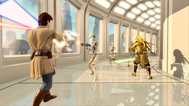 Blockbuster Holding Midnight Kinect Star Wars Launch