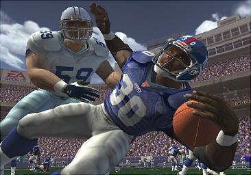 Shot from Madden NFL 2005