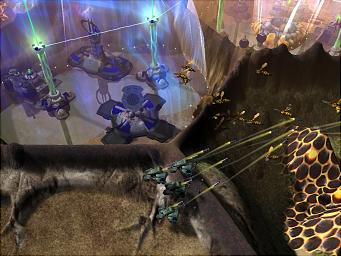 Perimeter's mighty morphing nantechnolgy introduces adaptive combat tactics to RTS gaming.