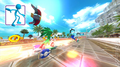 Sonic Free Rider - Kinect Trailer Fun