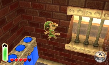 First Zelda: A Link to the Past 3DS Screens