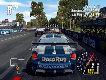 Real cars, real track, real players... you're really racing in TOCA Race Driver 2, with PlayStation 2 Net Play!