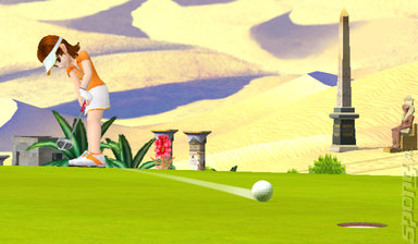Wii Love Golf - First Swinging Screens